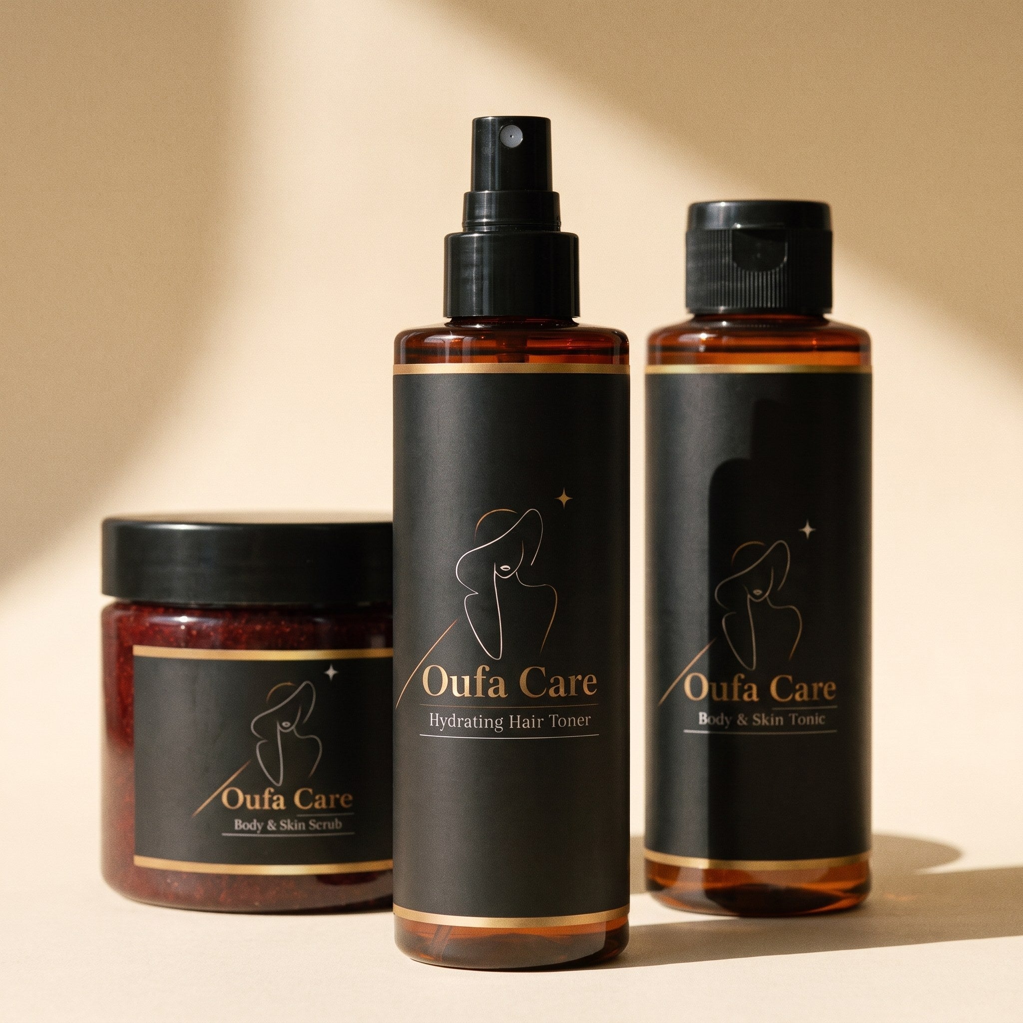The complete Oufa Care set